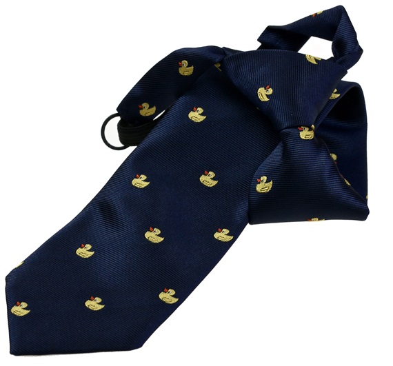 Jungen Krawatte Marineblau mit Enten