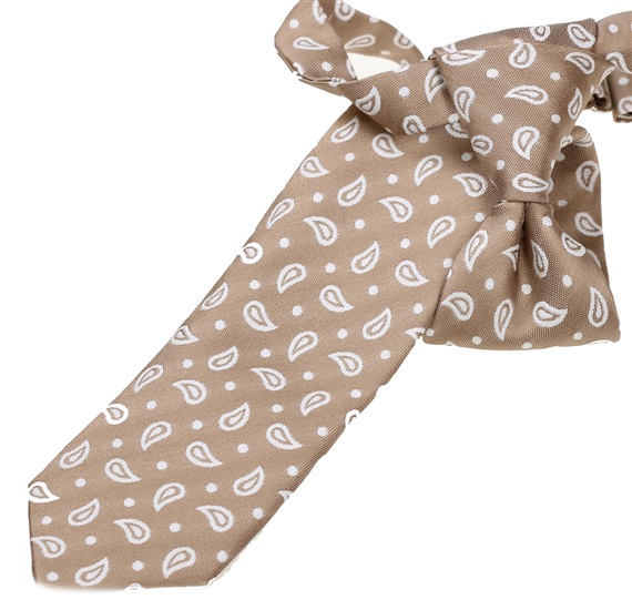 Corbata Niño Cachemir Beige