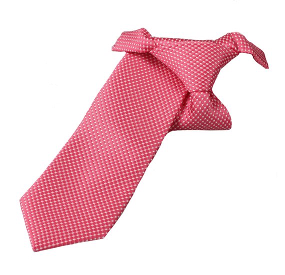 Kinderkrawatte Rosa Punkte