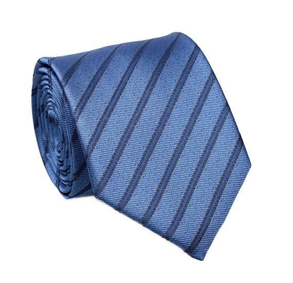 Krawatte Gestreift Blau