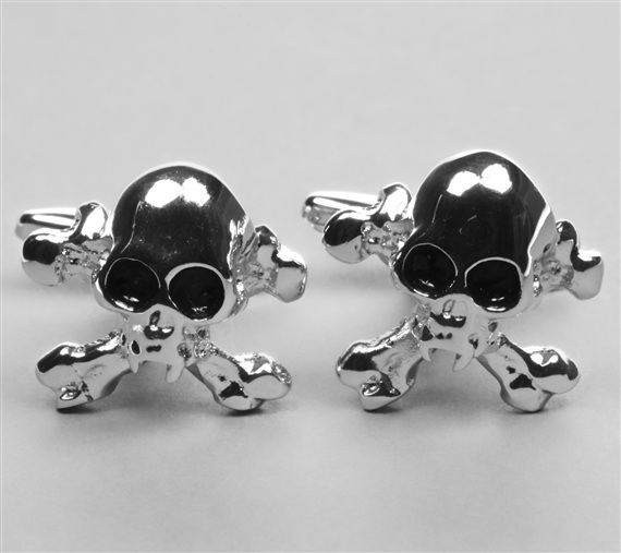 Totenkopf Manschettenknöpfe