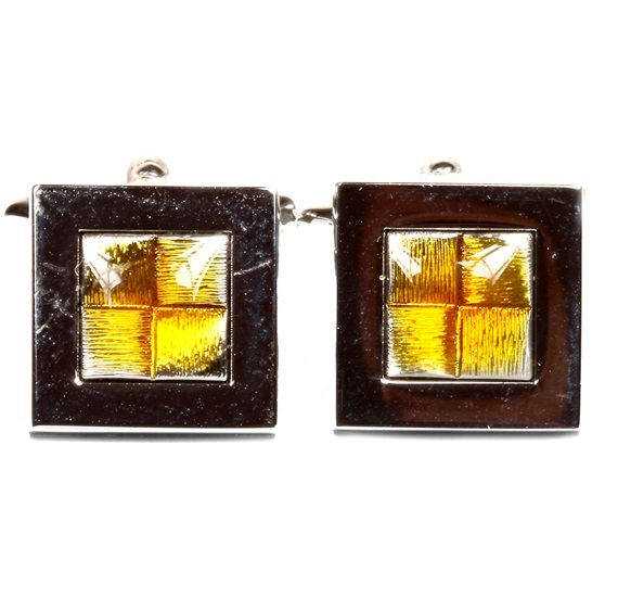 Gelbgoldene Manschettenknöpfe