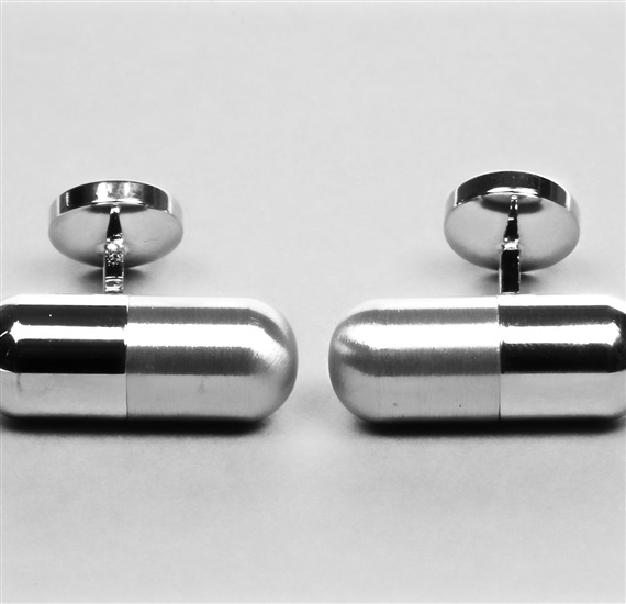 Manschettenknöpfe Pillendose