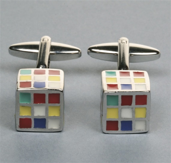Rubik Würfel Manschettenknöpfe