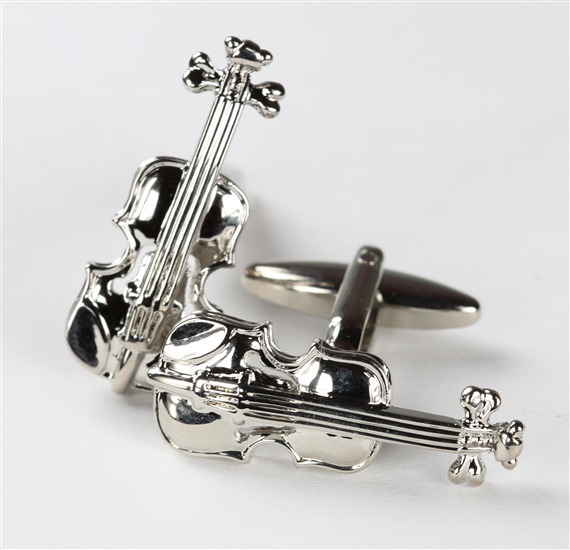 Violinenmanschettenknöpfe