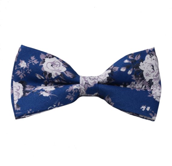 Blauer Fliege mit Blumen