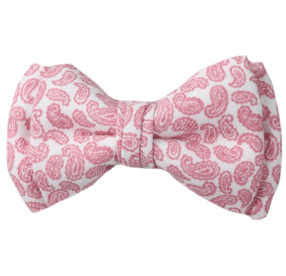 Rosa Kaschmir Baby Fliege