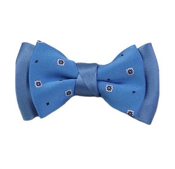 Kinder Fliege Blau Königsblau Design