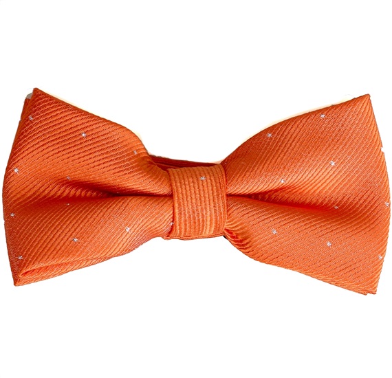 Kinder Fliege Party Orange Punkte