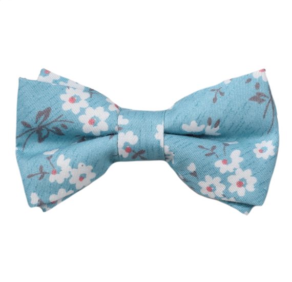 Kinder Fliege Blaue Blumen