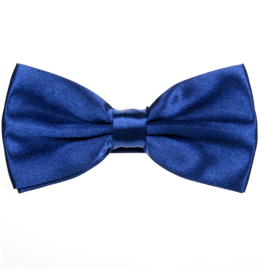 Fliege aus Blauem Satin