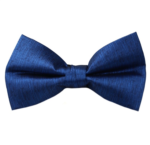 Blauer Satin-Fliege