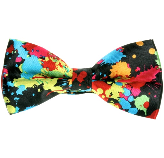 Fliege aus Satin Pollock
