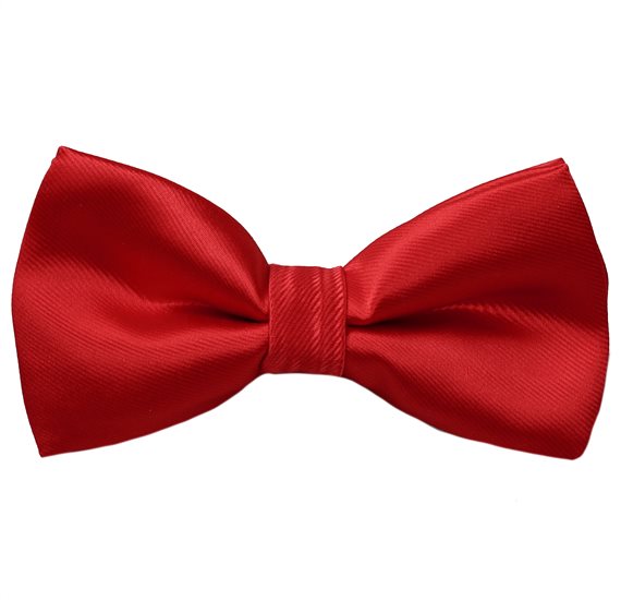 Rote Satin Fliege