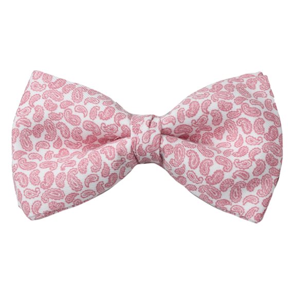 Pajarita Rosa Paisley