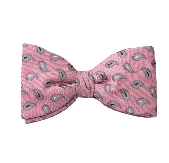 Pajarita Rosa Paisley