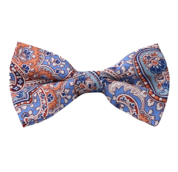 Fliege Very Peri mit Paisleymuster
