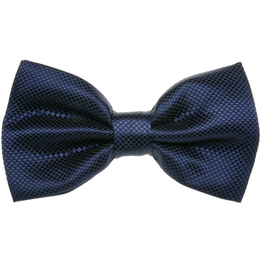 Marineblaue Fliege für Herren