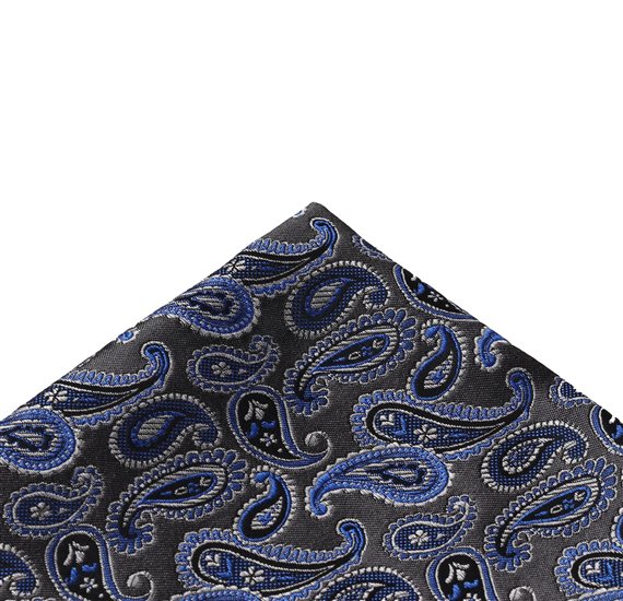 Taschentuch Grau Paisley