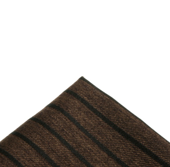 BRAUNE STREIFEN TASCHE TUCH