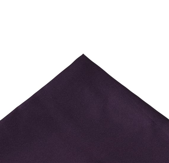 Seidentaschentuch Aubergine
