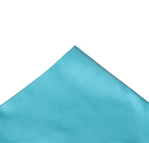 Seidentaschentuch Jacquard Türkis