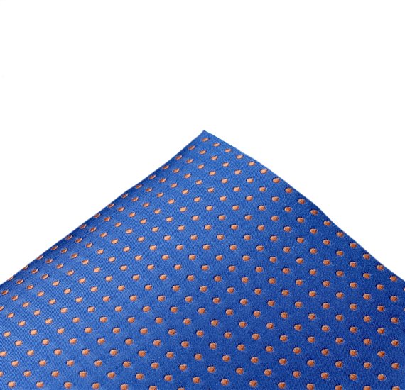Seidentuch Blau Very Peri Punkte