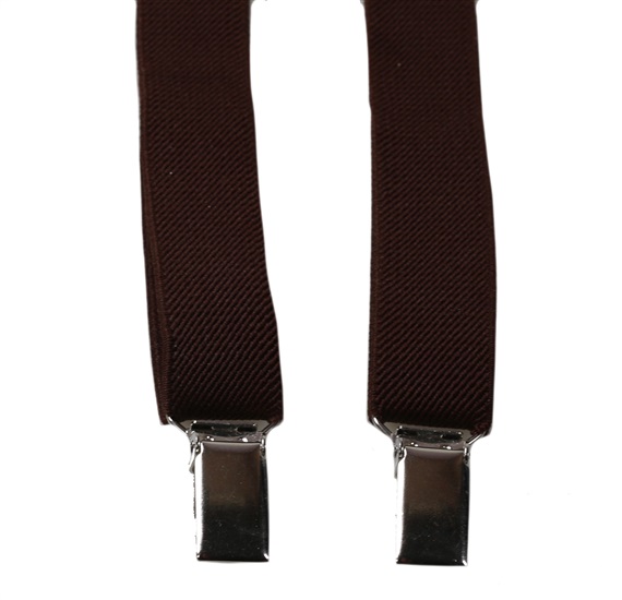 Dunkelbraunes Elastisches Baby Hosenträger
