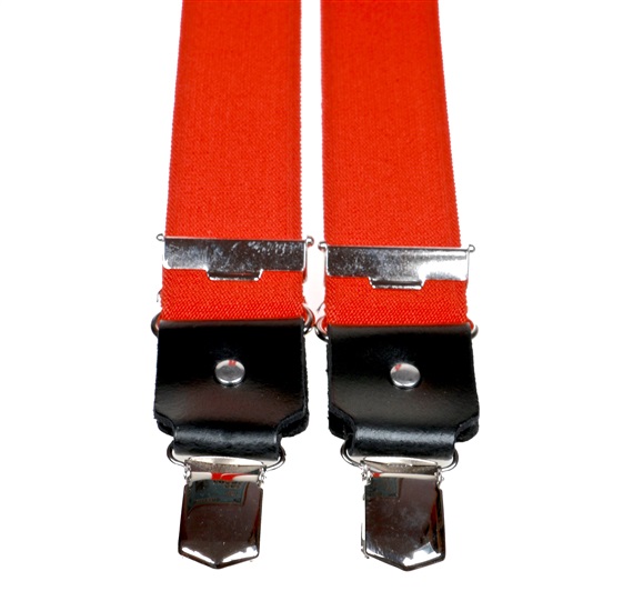 Elastische Hosenträger Orange
