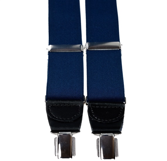 Marineblaues Elastisches Hosenträger