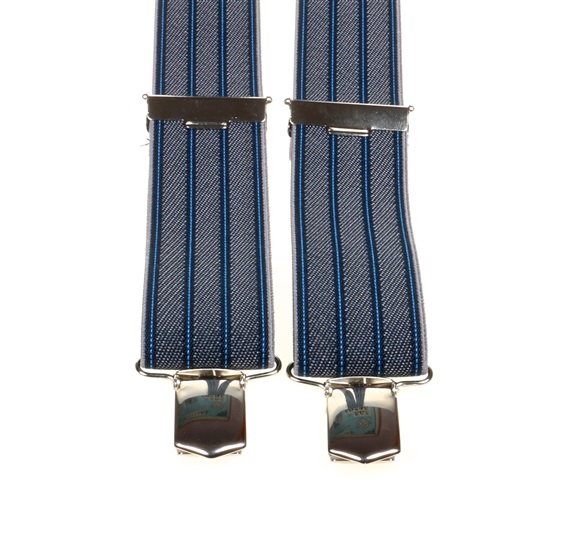 Elastische Hosenträger mit Marineblauen Streifen