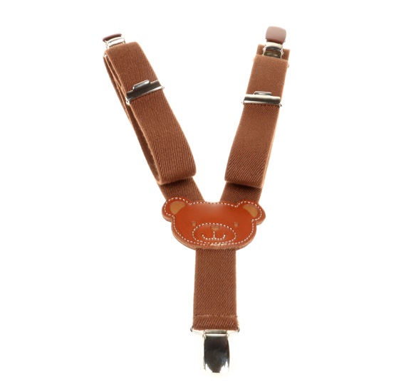 Kinder Hosenträger Braun Bär