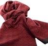 Bordeaux Schal mit geometrischem Design