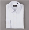 Weißes Kent-Kragenhemd Galileo Slim Fit