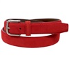 Roter Wildleder-Gürtel "Cadet" Ferrari