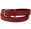 Gürtel Kadett Wildleder Bordeaux