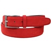 Rote Wildleder Gürtel