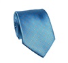 Blaue Krawatte mit orangefarbenen Punkten