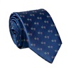 Blaue Krawatte mit Blumen