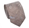 Beige Krawatte mit Paisley-Muster