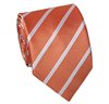 Krawatte in Orange mit Streifen