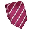 Krawatte mit Streifen in Magenta