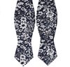 Corbata de Lazo Azul Marino con Flores