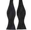 Schwarze Paisley Fliege