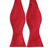 Rote Fliege mit Paisleymuster