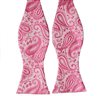 Rosa Paisley Fliege