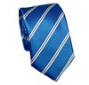 Schmale Blaue Krawatte mit Streifen