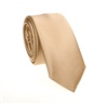 Schmale Beige Krawatte