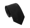 Schwarze Seidenkrawatte mit Jacquard-Muster