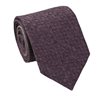 Krawatte aus Wolle in Aubergine-Farbe